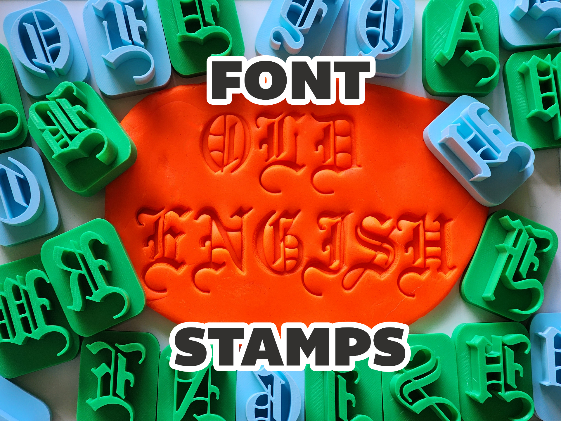 Letter Stamp V2 - Old English