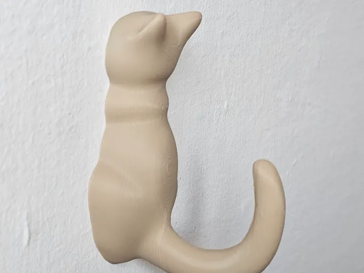Cat wall hook