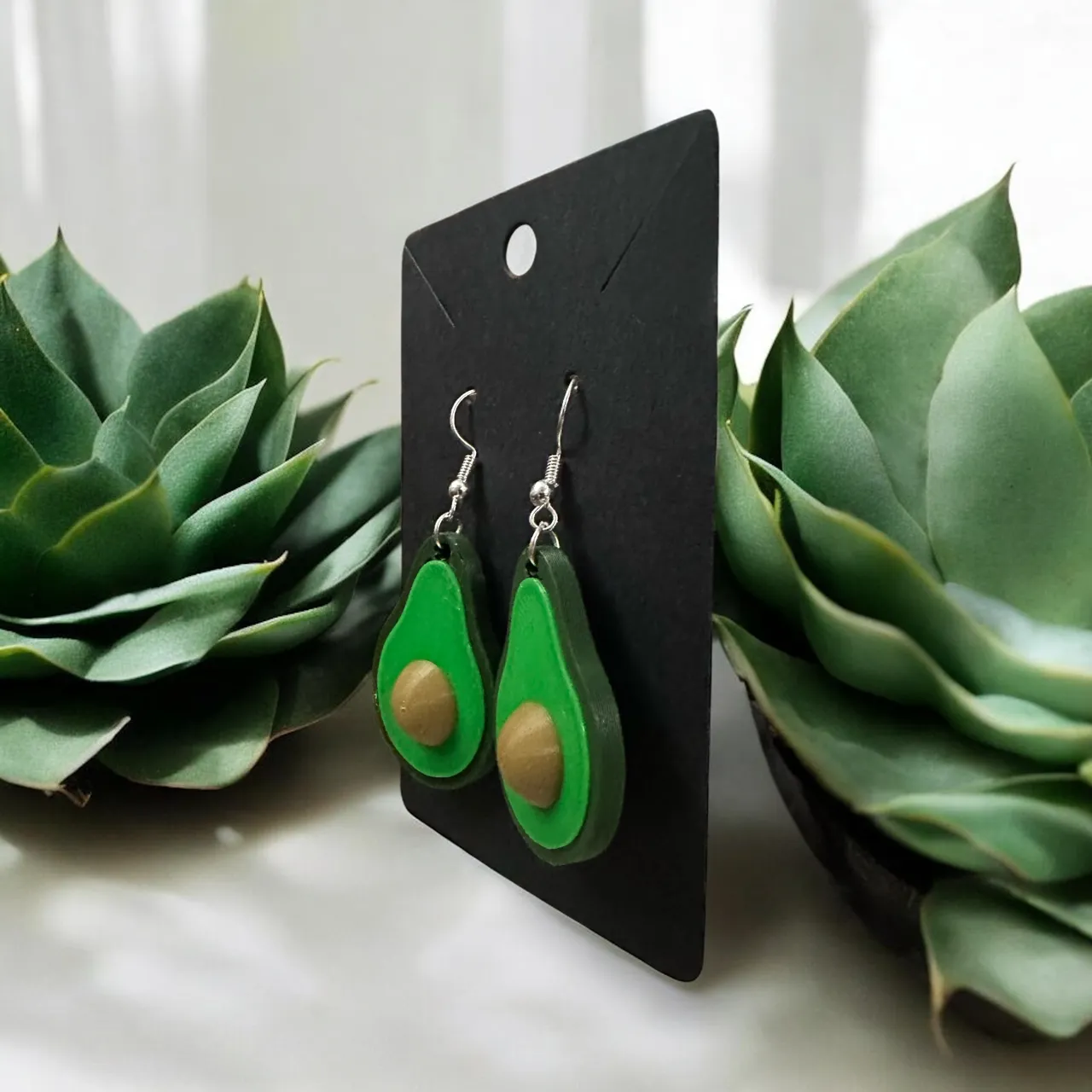 Avocado Earrings - 2 Sizes view 4