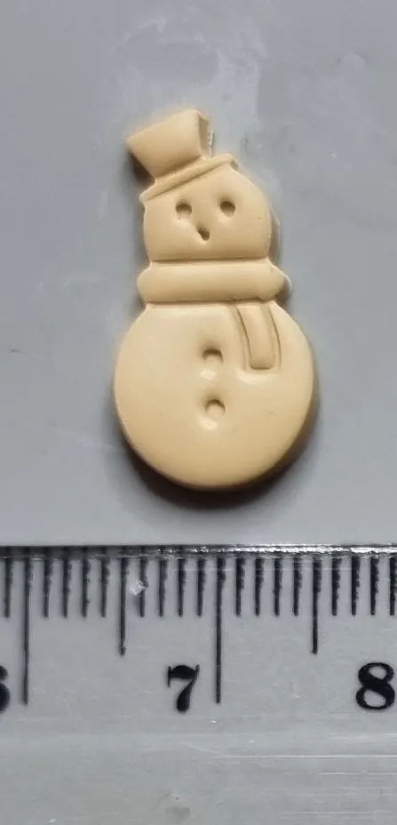 Polymer Clay Earring Cutter – Snowman 1 view 3