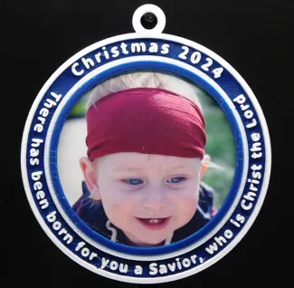 2024 Christmas Ornament Picture Frame