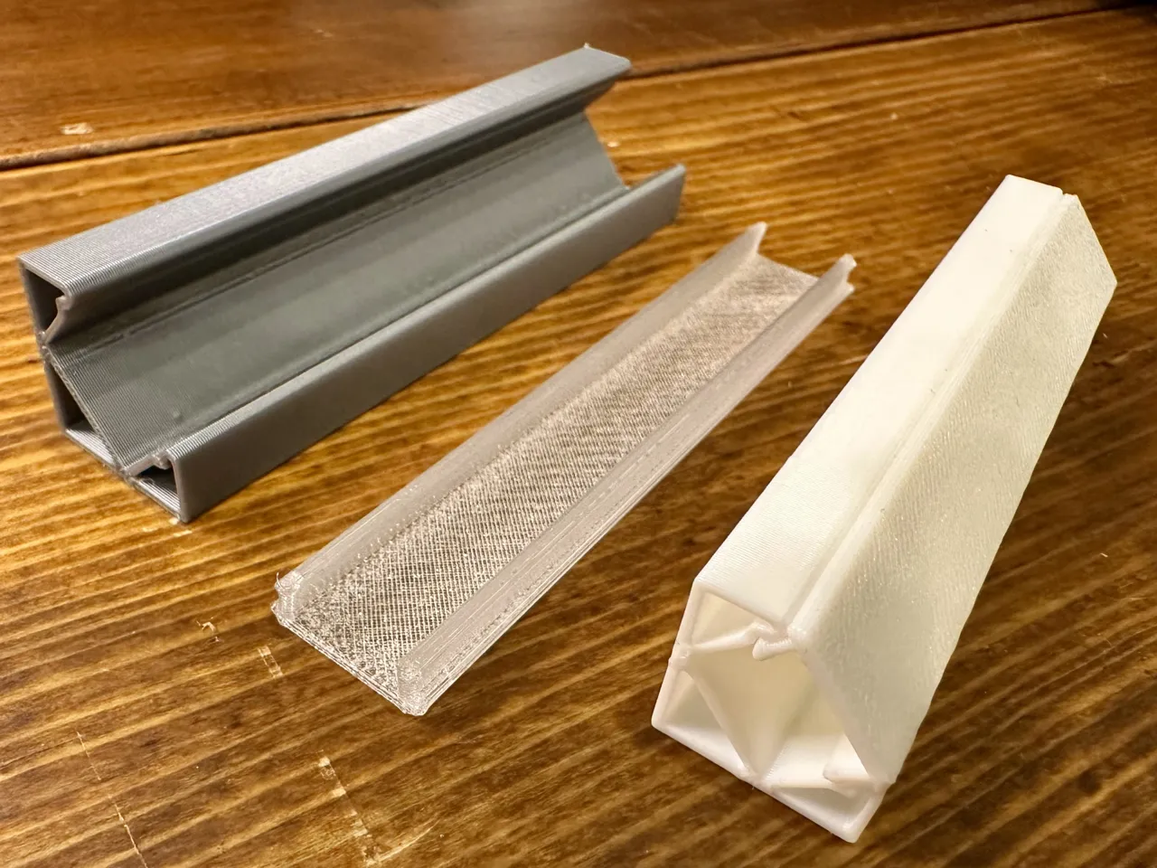 LED Strip profile 45 degree view 3