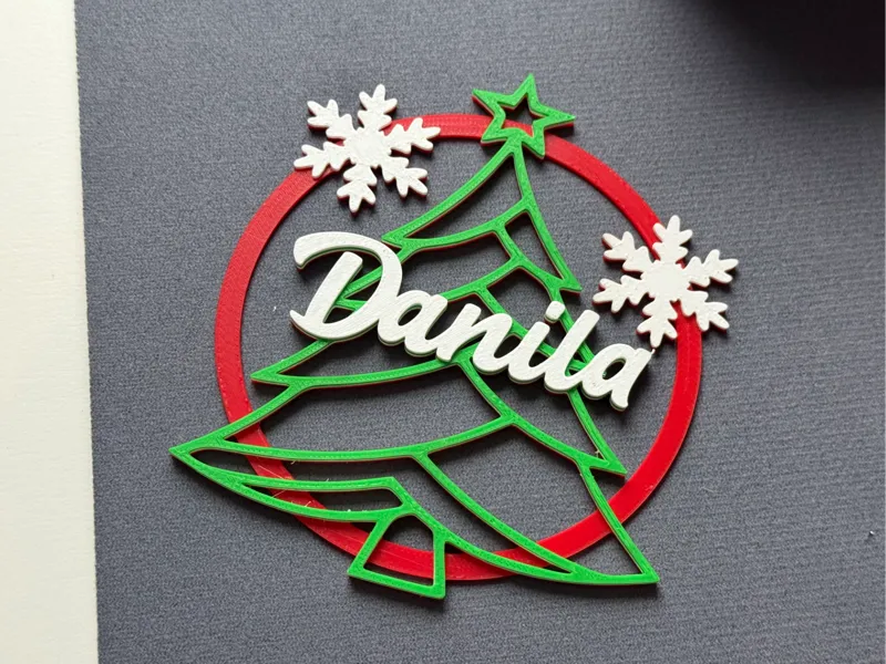 Pallina di Natale con Nome personalizzabile