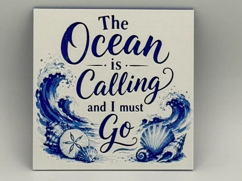 The Ocean is Calling Hueforge