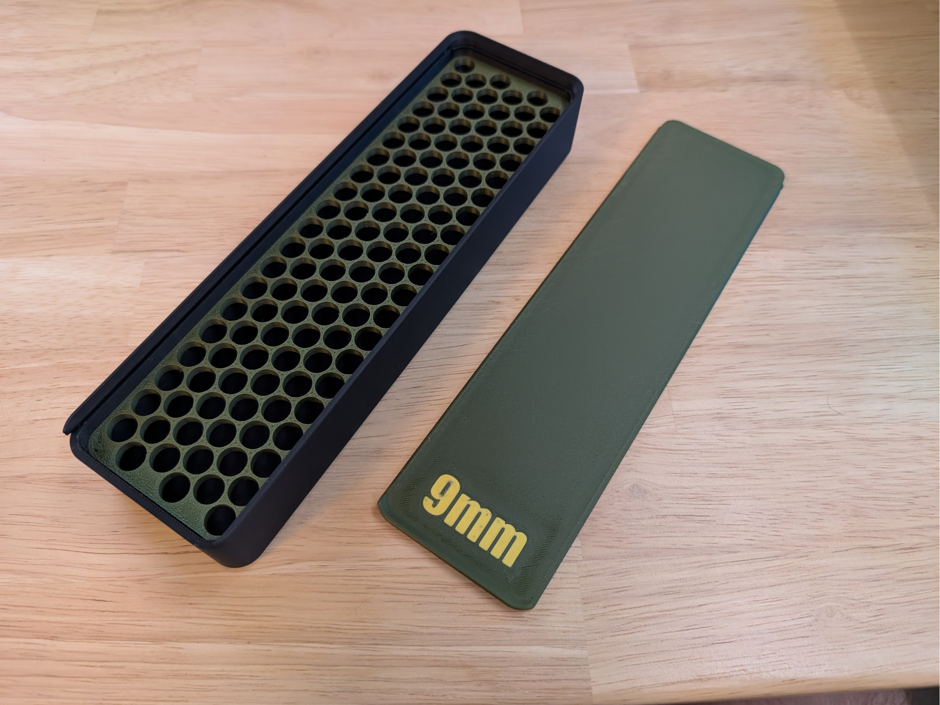 9mm, 120 Round, Stackable, Compact Ammo Box