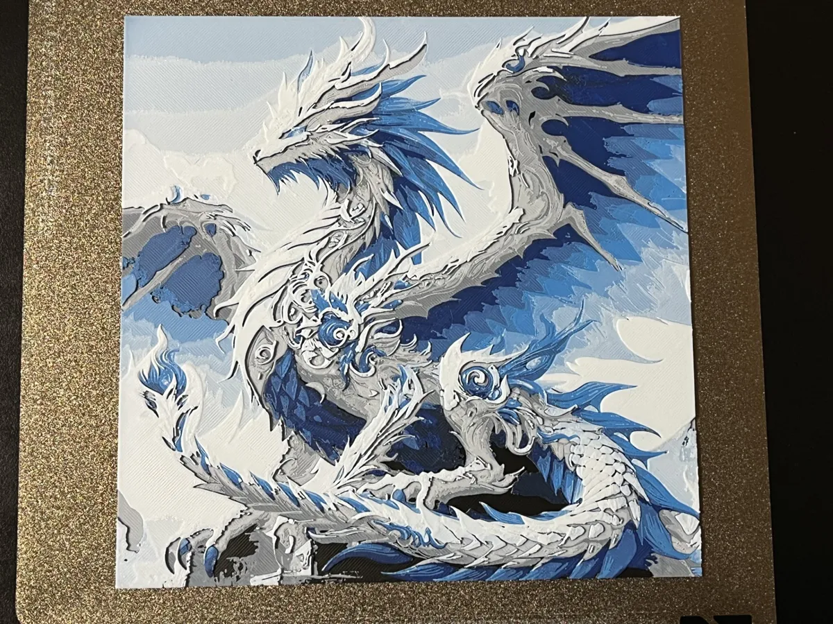 Dragon Series #12 Hueforge - Free 3D Print Model - MakerWorld