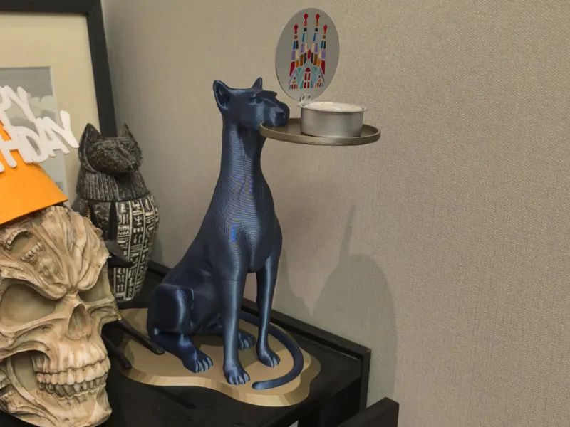 Cat Art Tray