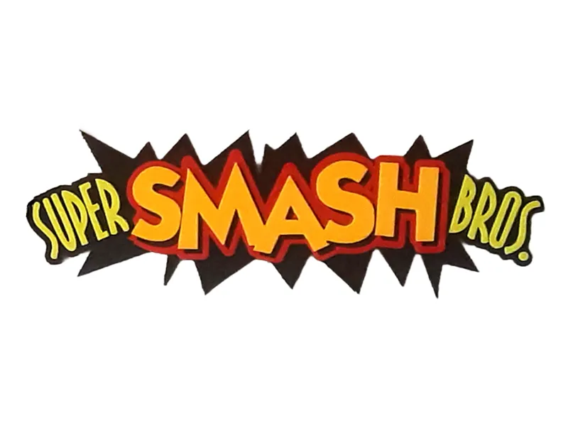 Super Smash Bros Logo Nintendo 64 N64 Mario
