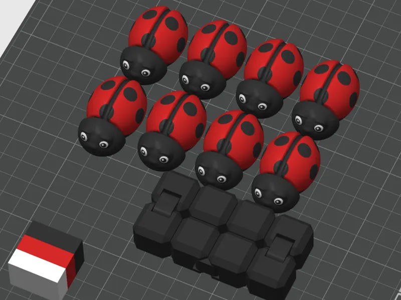 Ladybug fidget/magnet