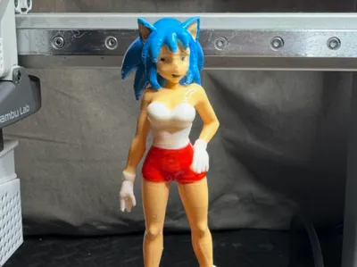 Mini Sonic Anime Girl