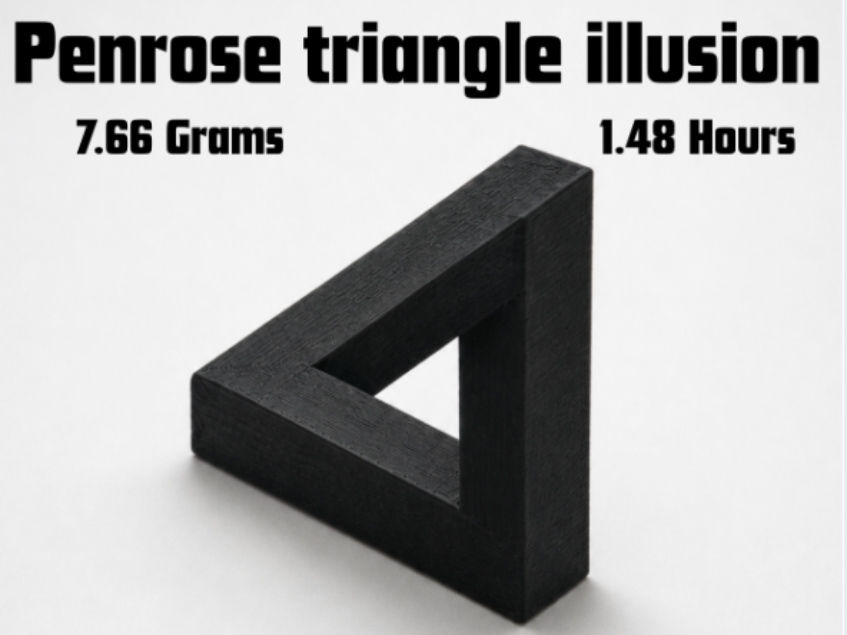 Penrose Triangle Illusion