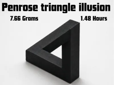 Penrose Triangle Illusion