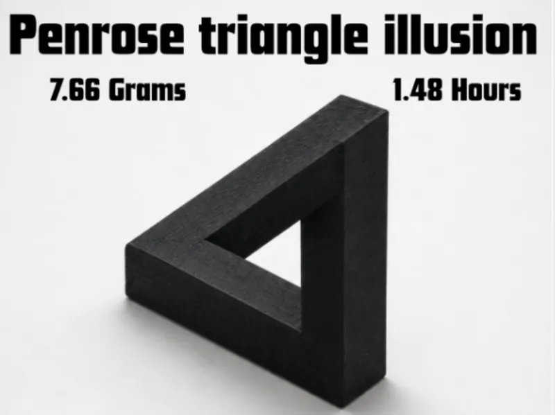 Penrose Triangle Illusion