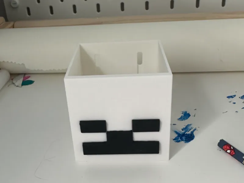 IKEA Skadis Minecraft Skeleton Box/Planter(no AMS)
