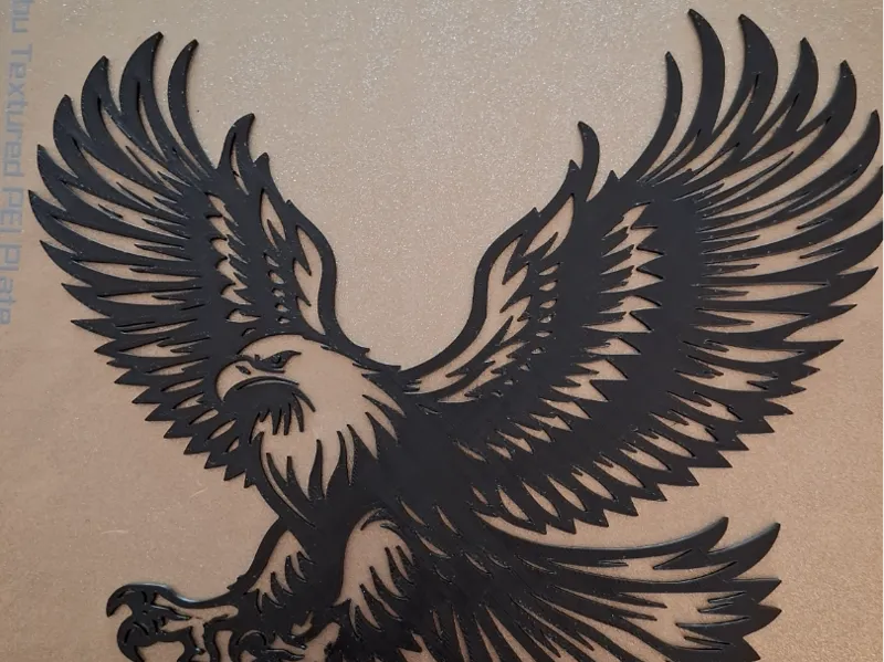 silhouette of an eagle