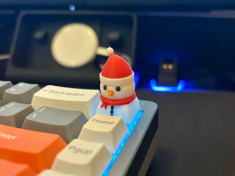 Snowman Artisan Keycap (AMS)