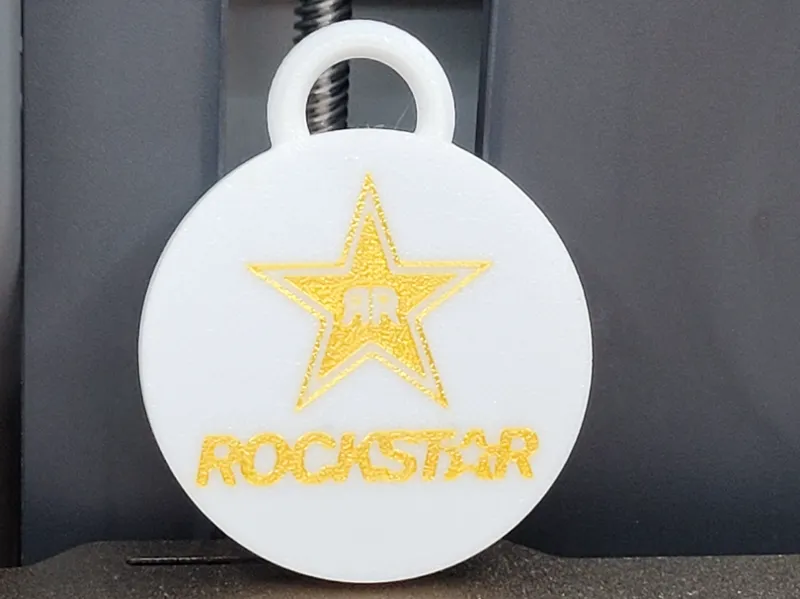Rockstar SNUGFit 16oz 473ml Can Cover - Gold Logo