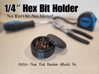 Pocket Hex Bit Holder – 19 Slot Storage