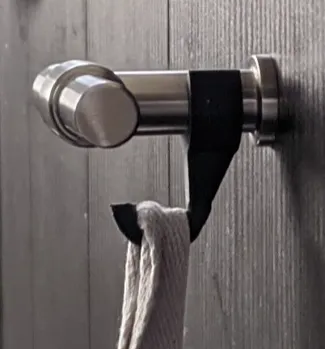 Clamping hook for 12.5mm (.5 inch) grips
