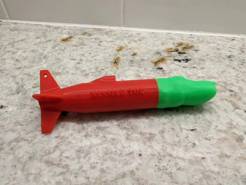 MissileToe Christmas Ornament