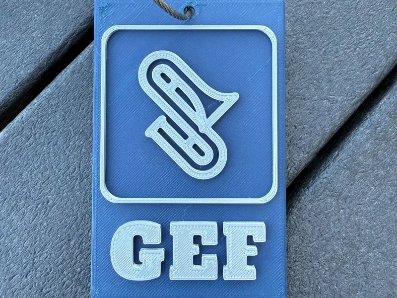 Customizable Trombone Case Tag