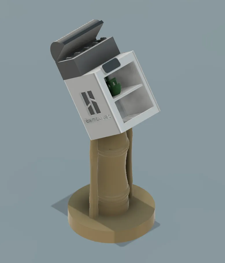 Bambu on Bamboo Printing a Benchy Trophy