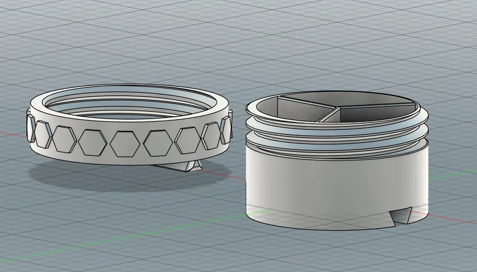 Stackable Travel Pill Container by Niz MakerWorld: Download Free 3D Models