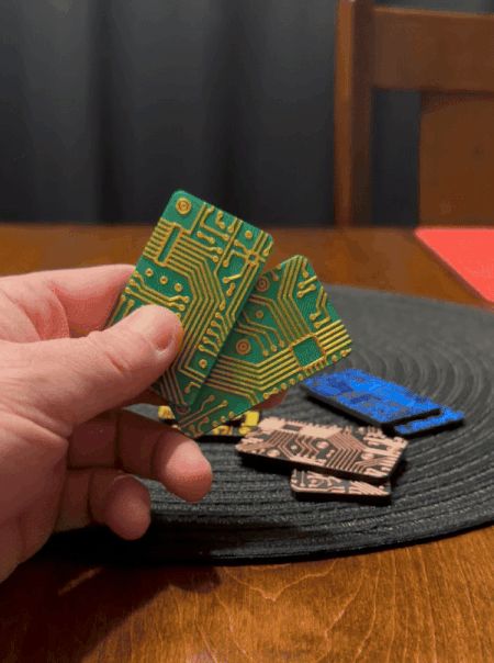 Circuit Board Magnetic Fidget Toy and Keychain