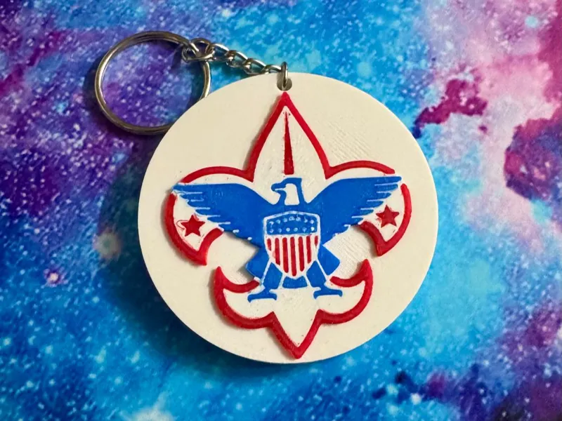 Boy Scouts keychain