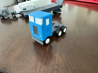 1/64 short semi truck chassis for daycab.