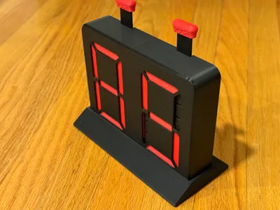 Stand for 7 Segment Double Digit Counter