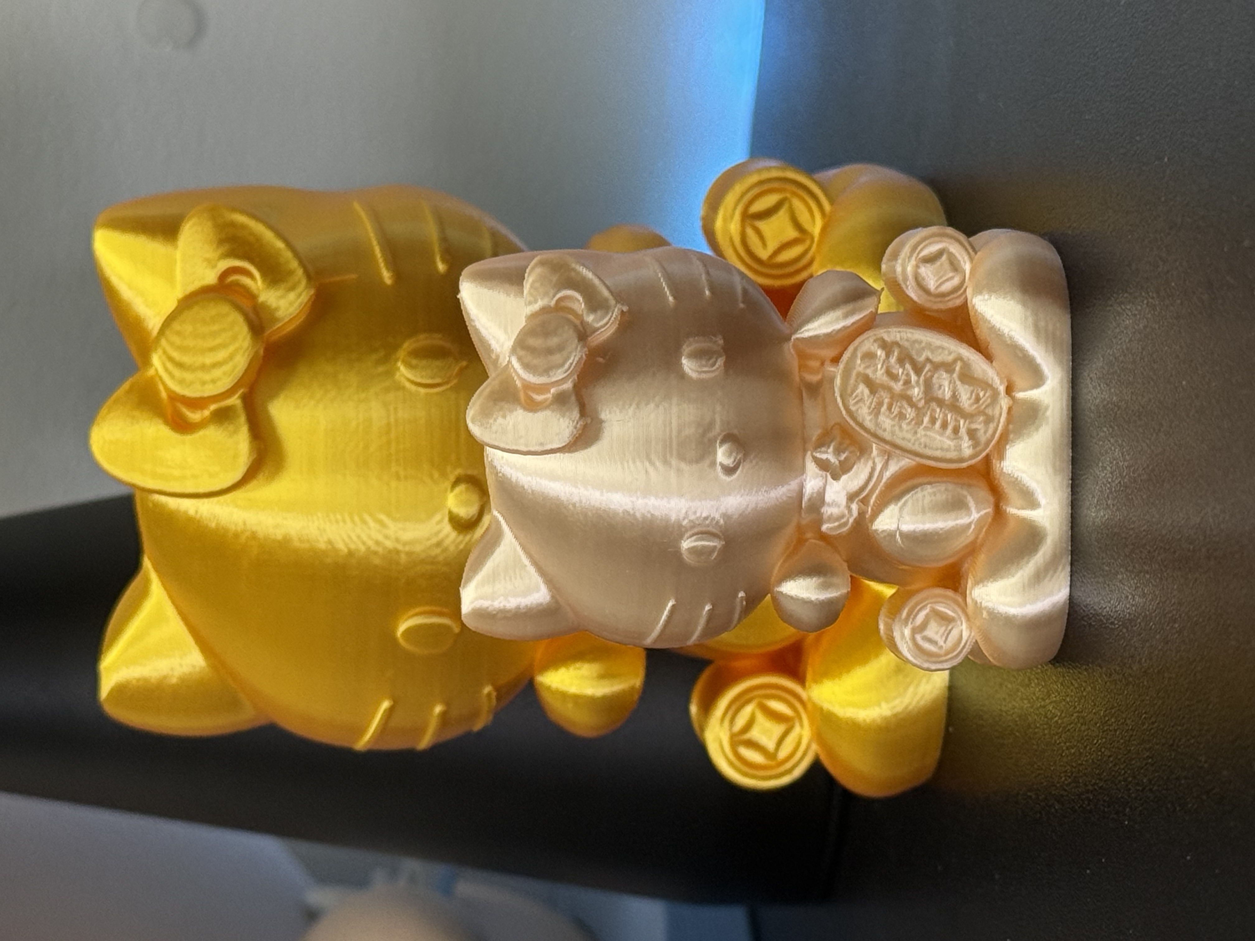 Miniatura 2 do modelo 3D Hello Kitty招财猫摆件