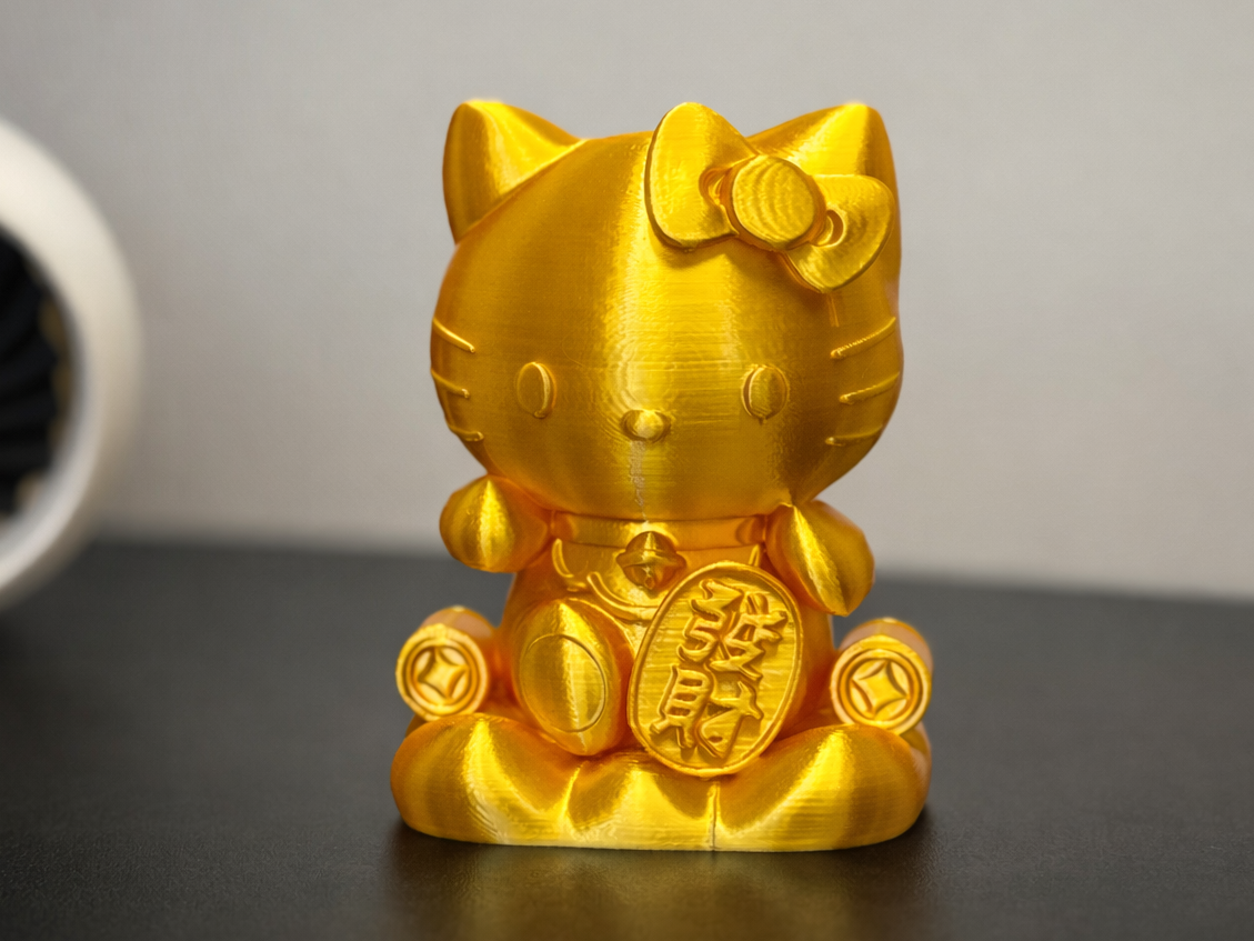 Hello Kitty招财猫摆件