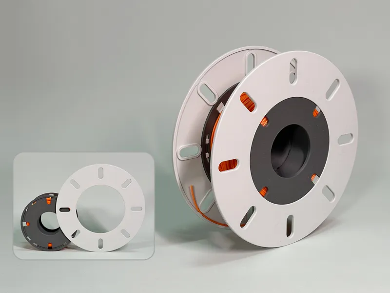 Variable diameter spool/Detachable filament spool