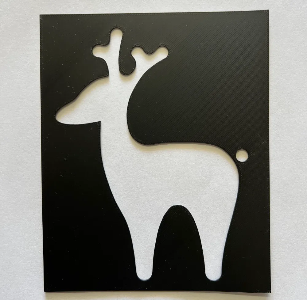 Reindeer Stencil by MestirSmith MakerWorld