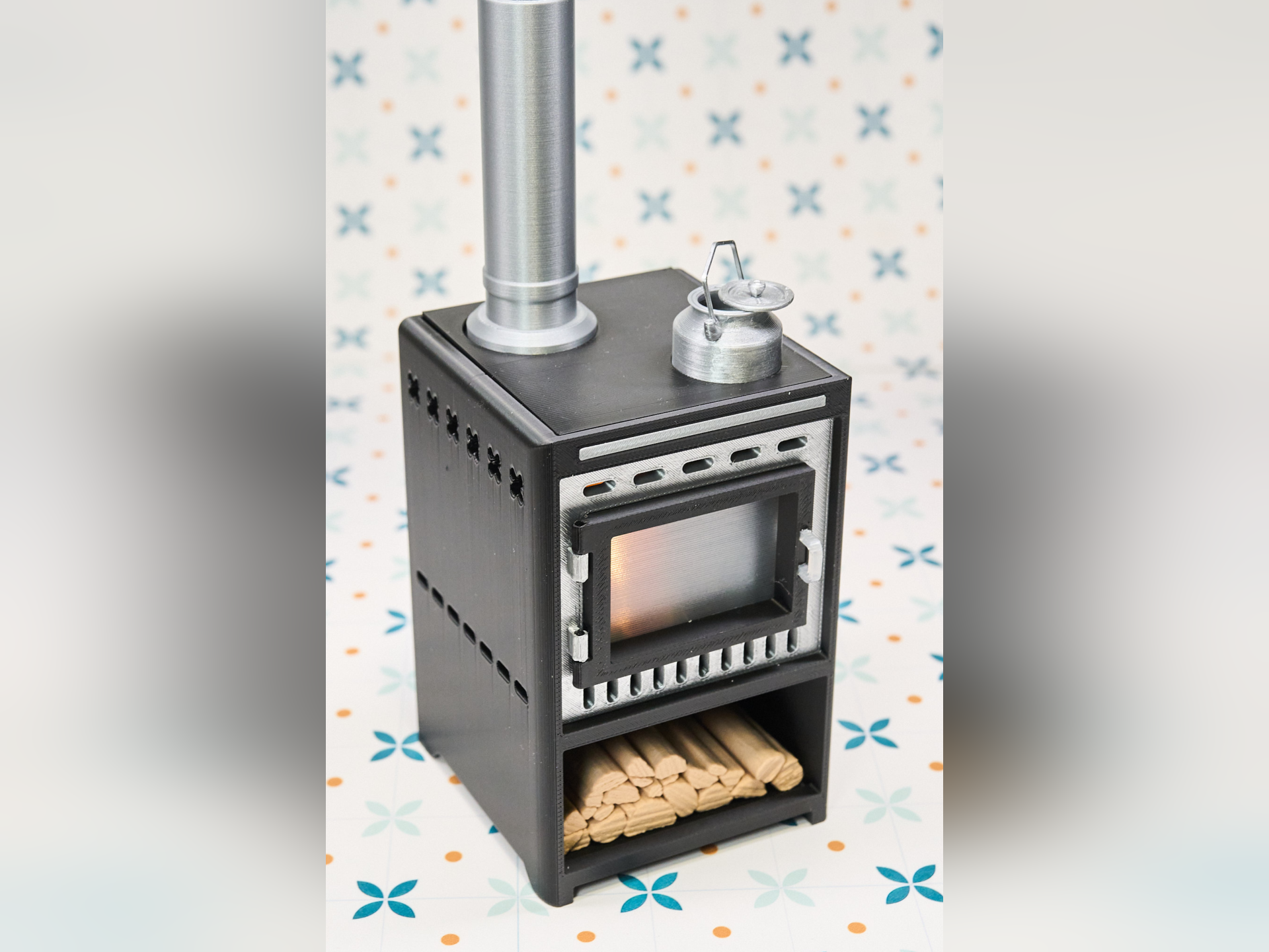Miniatura 2 do modelo 3D 1:12 - 1:6 娃屋壁炉