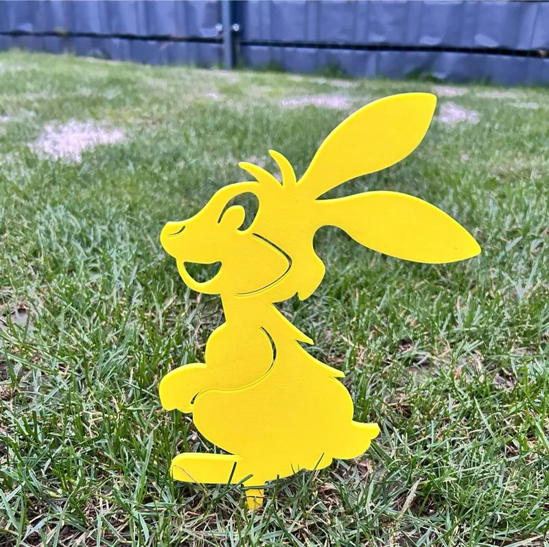 Easter Bunny   / stick'in grass -> Garden deco