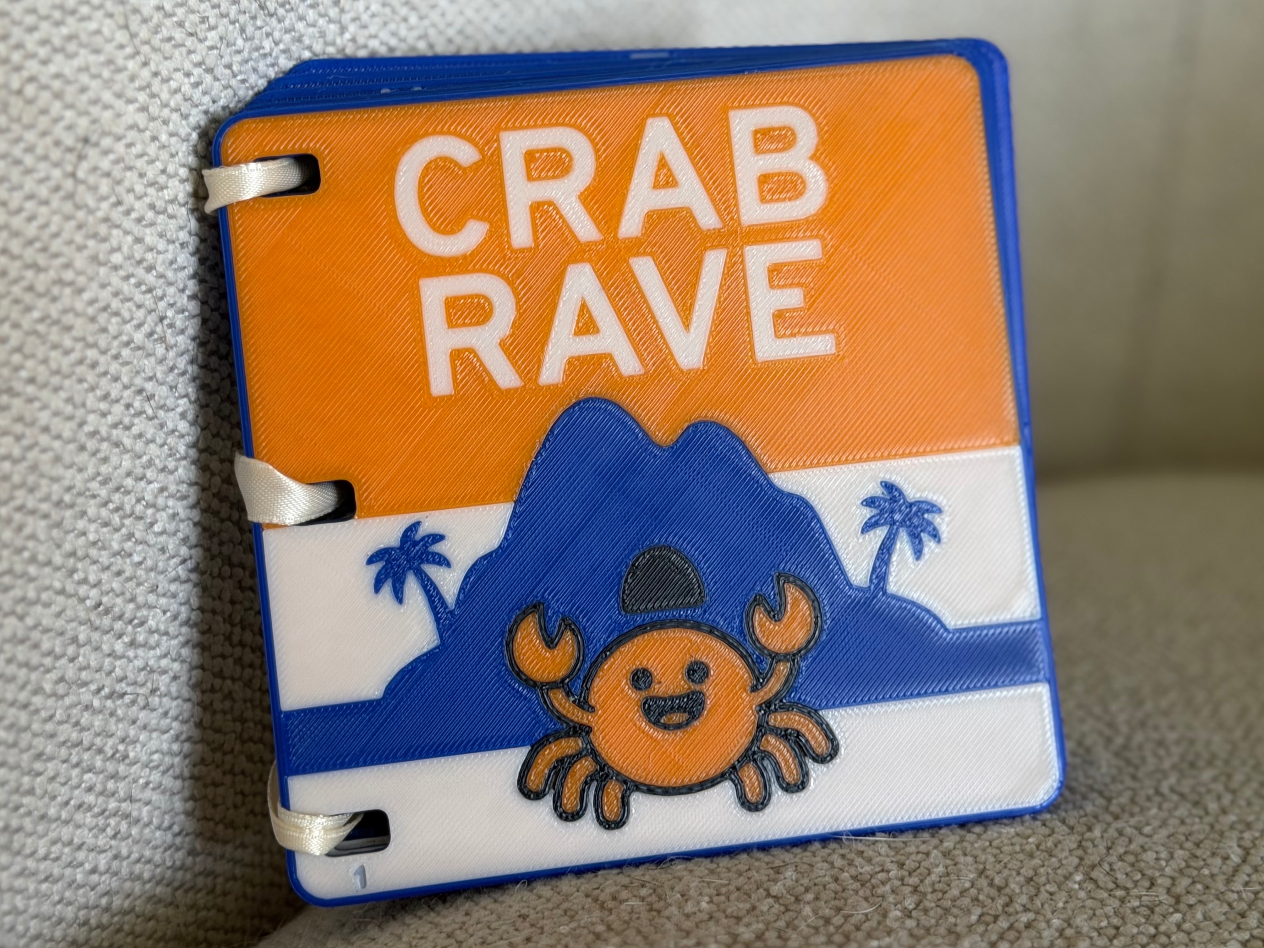 Interactive Toddler Board Book - Crab Rave - 1