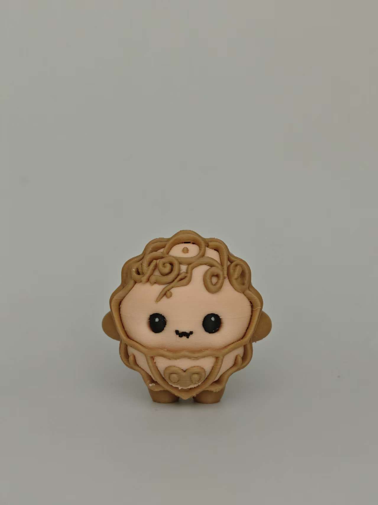 Miniatura 2 do modelo 3D 月饼小人（多色）