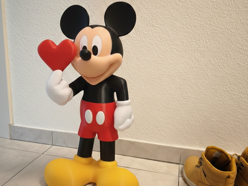 Micky Maus mit Herzen Home Dekotration Valentin