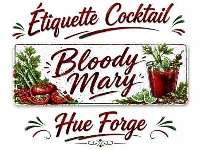 Bloody Mary - Étiquette Cocktail