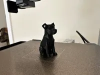 Porte-clés chien low poly — photo 2