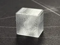 Inner part, transparent PETG, tighter fit