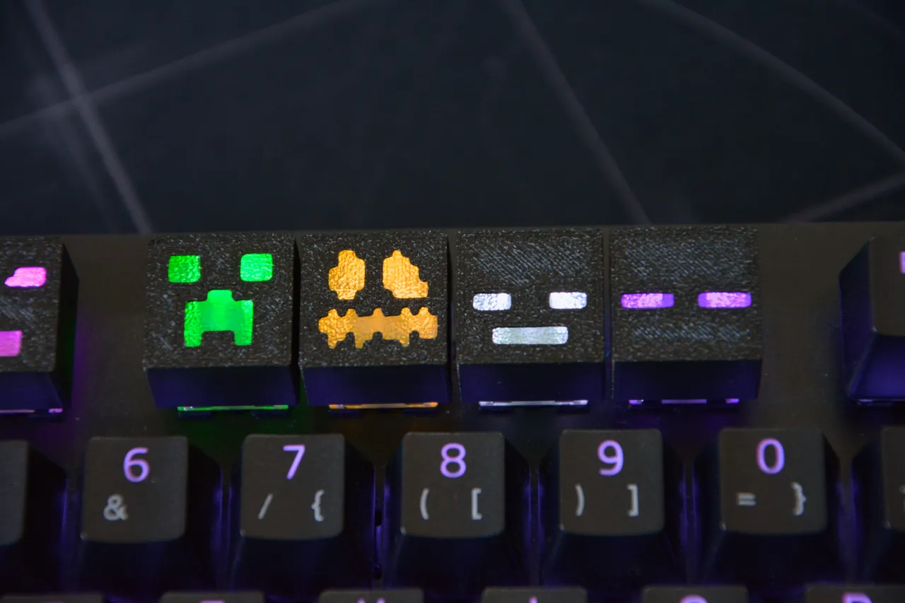 Minecraft Keycaps: Mobs view 3