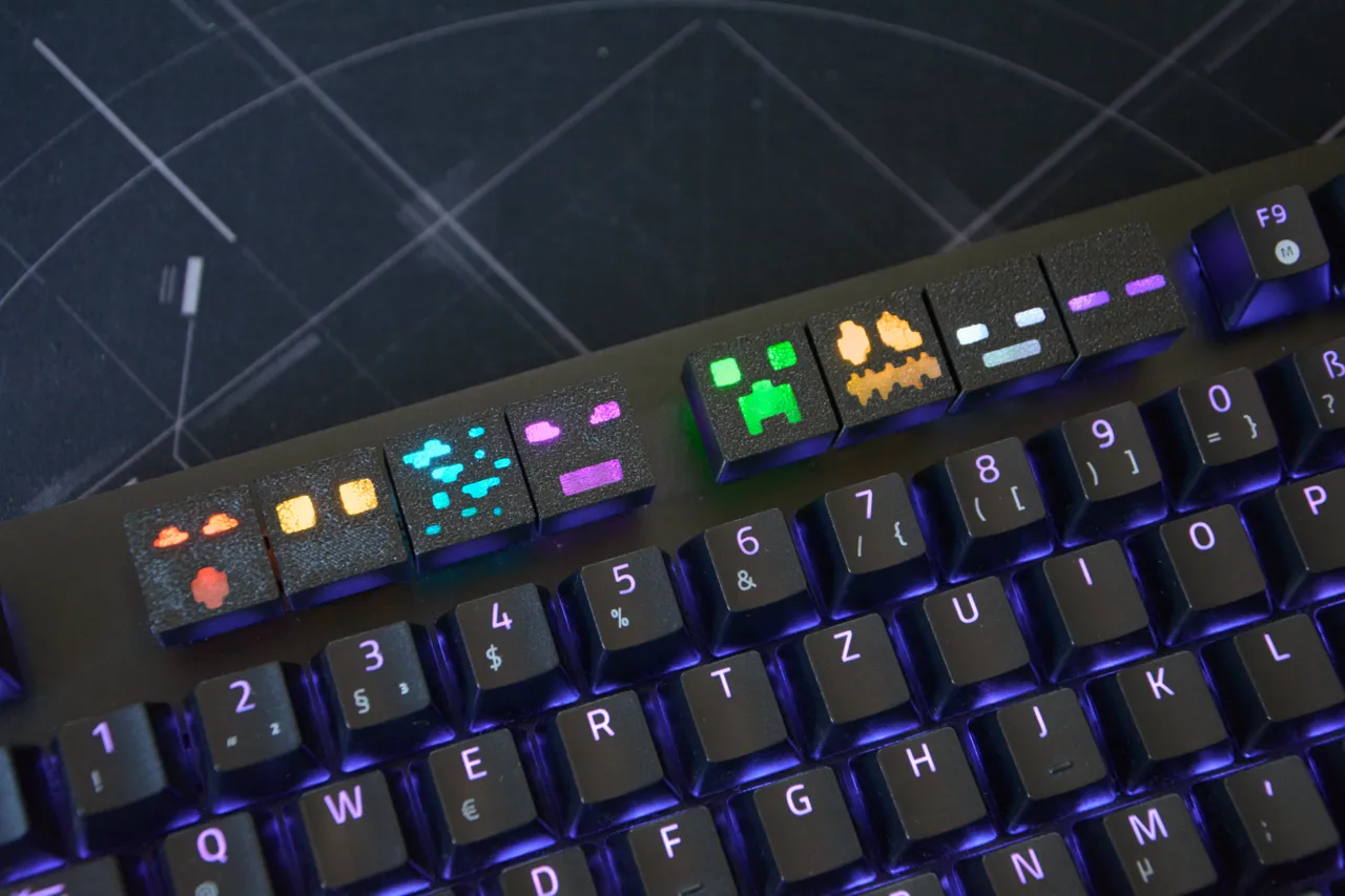 Minecraft Keycaps: Mobs view 4