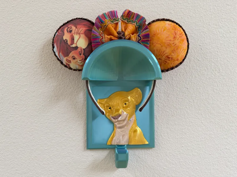 Nala ear wall display & backpack hanger