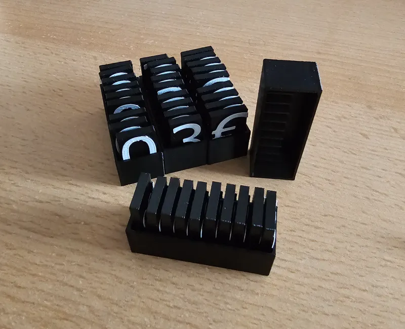 price tag - universal - number storage