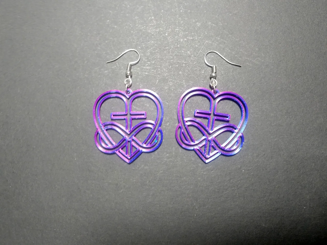 Spiritual Heartlock Earrings view 4