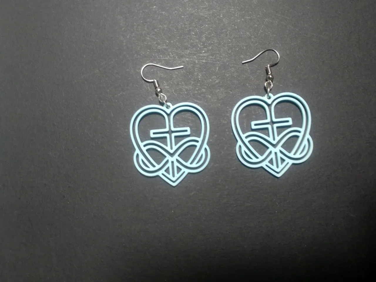 Spiritual Heartlock Earrings view 2