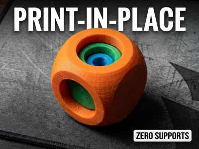 Kinetic Gyro-Cube Fidget